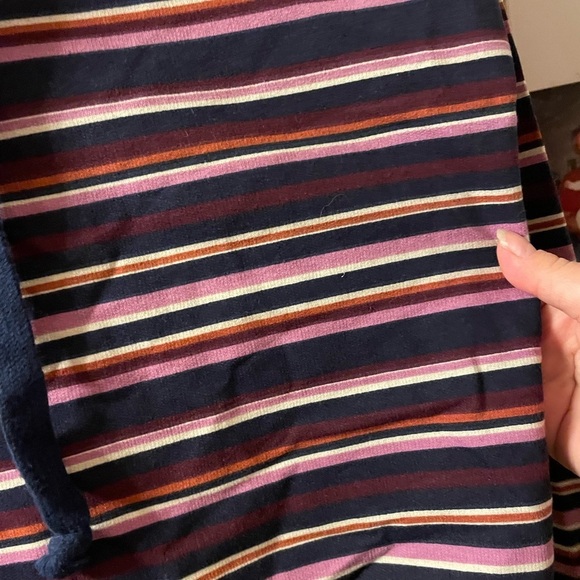 NWOT WILD FABLE STRIPED CROPPED HOODIE - Picture 3 of 5